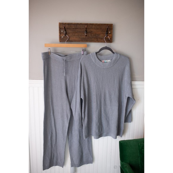 Free People Beach Malibu Solid Pant Surf Set XL NEW - Picture 3 of 5